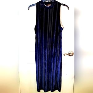 NWT Blue Velvet Midi Dress